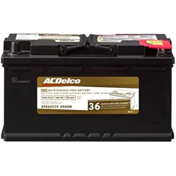 ACDelco Gold 49AGM 36 Month Warranty AGM BCI Group 49 Battery