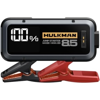 HULKMAN Alpha85 Smart JumpStarter 2000 Amp 20000mAh Car Starter for up to 8.5L