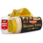 Premium Shammy Cloth for Car Drying - (26”x17”) - Super Absorbent Reusable