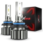 Laxmas 9006 HB4 LED Headlight Bulbs, 500% Brighter 16000LM 6500K White