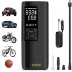 Tire Inflator, 2-in-1 Portable Air Compressor 2X Faster Inflation Cordless Tire