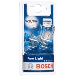 Bosch W21/5W (580) Pure Light Car Light Bulbs - 12 V 21/5 W W3x16q - 2 Bulbs