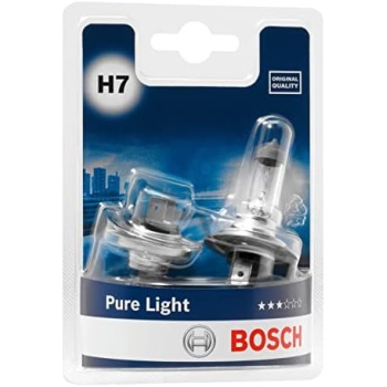 Bosch H7 (477) Pure Light Headlight Bulbs - 12 V 55 W PX26d - 2 Bulbs