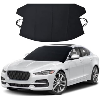 EcoNour Car Windshield Cover for Ice and Snow | Upgraded 600D Oxford Fabric