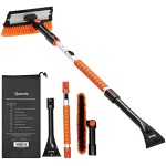 AstroAI 47.2" Ice Scrapers for Car Windshield, 3 in 1 Sturdy Snow Brush