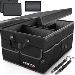 FORTEM Car Trunk Organizer, Car Storage Organizer, Collapsible Multi Compartment