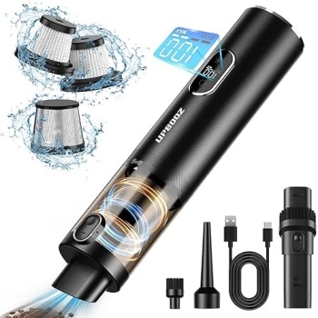 Handheld Vacuum Cordless, Upbooz Portable Car Vacuum, 14000PA