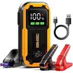 MegaXmar Car Battery Jump Starter -1500A Peak 12800mAh,Portable Car Jump Starter