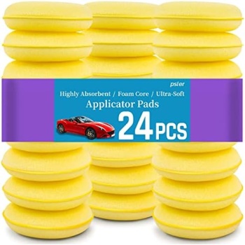 psler Foam Car Wax Applicator Pad Foam Applicator Pads Detailing Round 4 inch
