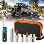 Xislet Torx Tool Kit Compatible with 2007-2020 Jeep Wrangler JL JK & Gladiator