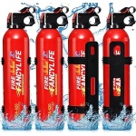 Fancylife Fire Extinguishers for Kitchen - 620ml 1.6 Lb Abc Small